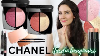 NEW CHANEL Jardin Imaginaire 2024 MAKEUP collection swatches amp First impression review [upl. by Ahsata]