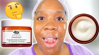 I tried Origins Oil Free GinZing Energy Boosting Gel Moisturizer Origins GinZing Gel Moisturizer [upl. by Player]