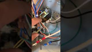 I guess I can do HVAC now 😅 furnace repairing wiring hvac shorts diy [upl. by Sperry]