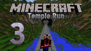 Minecraft Custom Map  Temple Run Ep3  Last Attempt Parkour Map [upl. by Delphinia]