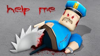 WHO DID THAT TO BARRY in BARRYS PRISON RUN New Scary Obby Roblox [upl. by Sower]