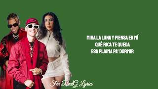 Cris MJ Ft Jhayco Y Kali Uchis  Si No Es Contigo Remix Letra [upl. by Bailey]