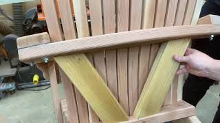 Update for Adirondack Chair and Rocker  Racking fix and Prevention [upl. by Dinnie740]