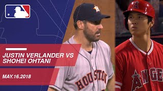 Verlander keeps Ohtani at bay notches historic K [upl. by Lledal]