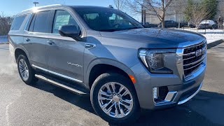 2022 GMC Yukon SLT 53 POV Test Drive amp Review [upl. by Lumpkin240]