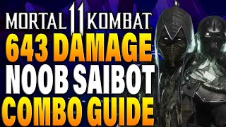 Mortal Kombat 11 Noob Saibot Combos  MK11 Noob Saibot Combo Tutorial  Daryus P [upl. by Ihn]