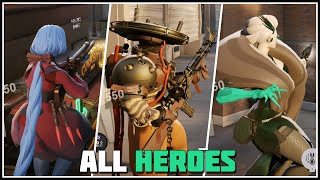 Valve Deadlock  all heroes and abilities showcase [upl. by Airreis106]