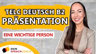 ✅telc Deutsch B2 bestehen ❗️PRÄSENTATION❗️ Mündliche Prüfung Deutsch B2 Teil 1 B2Prüfung [upl. by Crary]