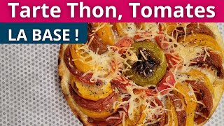 Comment réaliser une belle Tarte au thon et aux tomates [upl. by Bella]