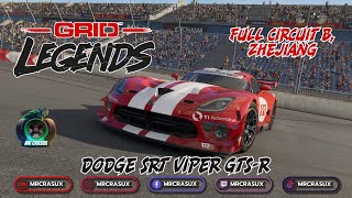 Dodge SRT Viper GTSR  Full Circuit B Zhejiang  GRID Legends [upl. by Argyres956]