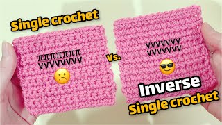 Inverse single crochet [upl. by Shotton]