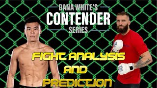 Contender Series Meng Ding vs Rami Hamed Fight Analysis amp Prediction Week 1 [upl. by Masry]