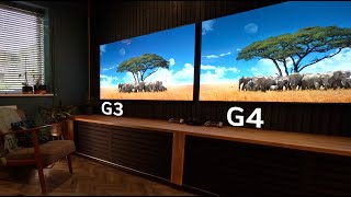 LGs BEST OLED TV NEW LG G4 OLED vs LG G3 65 Inch Side by Side [upl. by Lolly293]