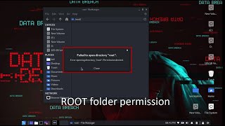 Kali Linuxsolve “root folder permission denied “ file access in kali root permission kali linux [upl. by Anayra885]