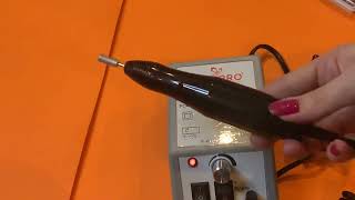 Professional electric nail drill star nails Senso Pro Milano [upl. by Teague88]