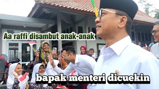 Beda Penyambutan Raffi dan Menteri Desa saat Kunjungan Kerja di Lembang [upl. by Doggett]