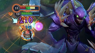 Wild Rift KhaZix S Rating Jungle in Season 11 [upl. by Nilcaj90]