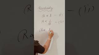 Resistivity physics neet shorts [upl. by Tris325]