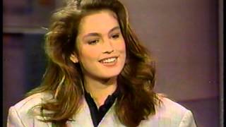 CINDY CRAWFORD  23  INTERVIEW  1989 [upl. by Zenia]