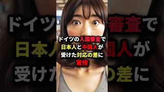 ドイツの入国審査で日本人と中国人が受けた対応の差に驚愕 海外の反応 [upl. by Akeemat]