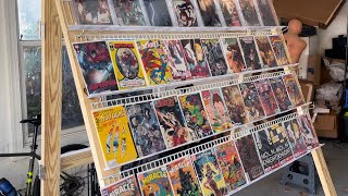 HOW TO BUILD A COMIC BOOK DEALER DISPLAY RACK FOR A COMIC CON [upl. by Llegna]