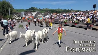 Festumzug am 372022  31 Nordostschweizerisches Jodlerfest in Appenzell 1372022 [upl. by Rabiah]