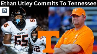 Ethan Utley Commits To Tennessee  Tennessee Vols Recruiting News [upl. by Tollmann]