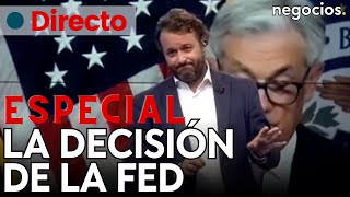 DIRECTO  Especial Reserva Federal ¿Habrá más subida de tipos de interés en EEUU [upl. by Prima712]