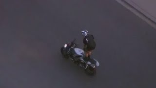 Biker teases cops during highspeed chase [upl. by Ardied]