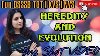 Heredity amp Evolution Class 10th Chapter  Quick Revision ncert  class10th  dsssb2024 renukamam [upl. by Dreddy]