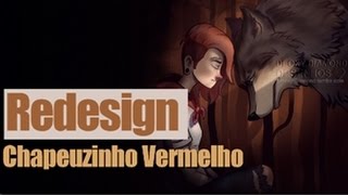 Redesign  chapeuzinho vermelho speedpaint [upl. by Jeana]