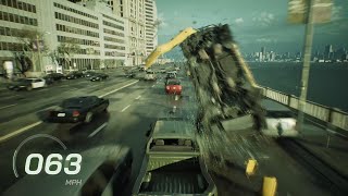 The Matrix Awakens PS5  100MPH Pickup Trucks VS Cars Crash  Unreal Engine 5  Part 26 [upl. by Chiou]