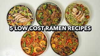 5 Easy Ramen Noodle Recipes That Are Low Cost [upl. by Jameson]