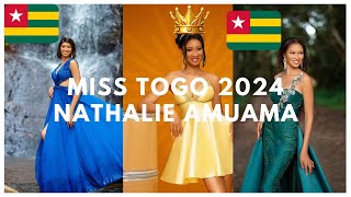 MISS TOGO 2024 NATHALIE AMUAMA IS THE NEW MISS OF BEAUTY TOGOLAISE africa misstogo2024 lome 2024 [upl. by Findlay]