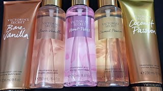 Victorias Secret Fragrance Mists amp Lotion Body Care Haul amp First Impressions [upl. by Eimaral763]