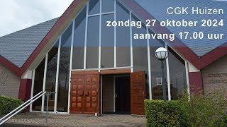 CGK Huizen  zondag 27 oktober 2024  1700 uur [upl. by Leidag]