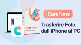 iCareFone Trasferire Foto dall iPhone al PCWindows [upl. by Halyk]