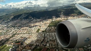 4K KLM Boeing 78710  Bogotá to Cartagena  Spectacular amp Bumpy Takeoff  Seaview Landing [upl. by Chipman]