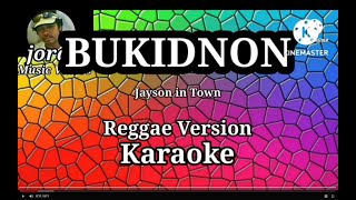 Bukidnon  Jayson in Town  Karaoke Reggae version [upl. by Korney]