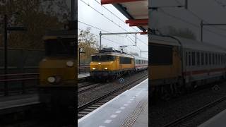 NSI 1739 With Intercity Berlin Trough Almere Buiten ns 1700 alsthom railway [upl. by Ancilin]