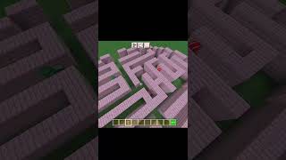 maze in minecraftshort minecraft gaming mojang minecraftpe mcpe shorts [upl. by Dorfman]