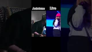 Tones and I Dance monkey live vs autotune [upl. by Laddy]