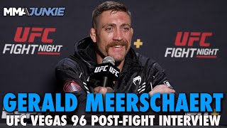 Gerald Meerschaert Revels in RecordBreaking Win after Overcoming Adversity  UFC on ESPN 62 [upl. by Matilde]