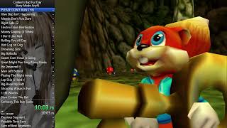 Conkers Bad Fur Day Story Mode Any 24959 World Record [upl. by Idell]