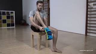 How to Remove and Care for Sports Knee Support [upl. by Atilef]