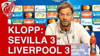 Sevilla 33 Liverpool  Jurgen Klopps Post Match Press Conference [upl. by Trill]