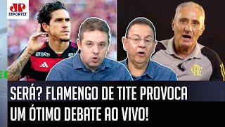 quotMEU DEUS PODE SER UM EXAGERO mas EU TÔ ACHANDO que esse Flamengo do Titequot OLHA esse DEBATE [upl. by Sucramd]