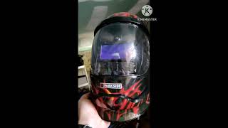 Casque de soudage automatique parkside Lidl [upl. by Addiel925]