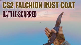 Falchion Knife Rust Coat BattleScarred  CS2 Skin Showcase 359 [upl. by Antonetta]