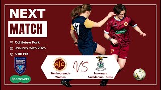 Stenhousemuir Women v Inverness Caledonian Thistle  SWF Championship [upl. by Harat607]